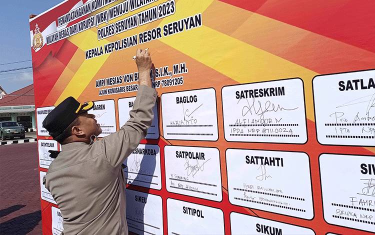 Polres Seruyan Siap Wujudkan Zona Integritas Menuju WBBM