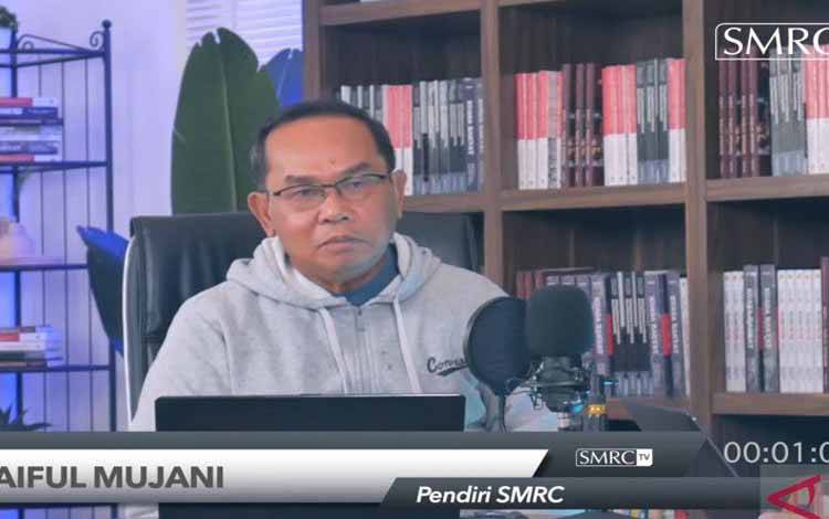SMRC: Atribut Sosialisasi Prabowo dan Anies Banyak di Masyarakat Bawah
