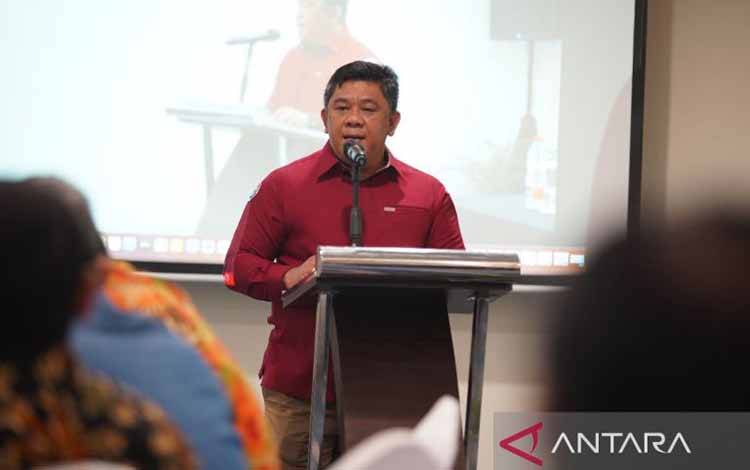 Direktur Jenderal Pengelolaan Ruang Laut (Dirjen PRL) Kementerian Kelautan Perikanan (KKP) Victor Gustaaf Manoppo. ANTARA/ (Humas KKP)