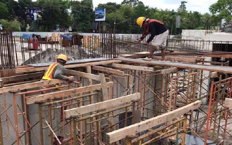Progres Renovasi Bundaran Besar Palangka Raya Sudah 26,24 Persen ?