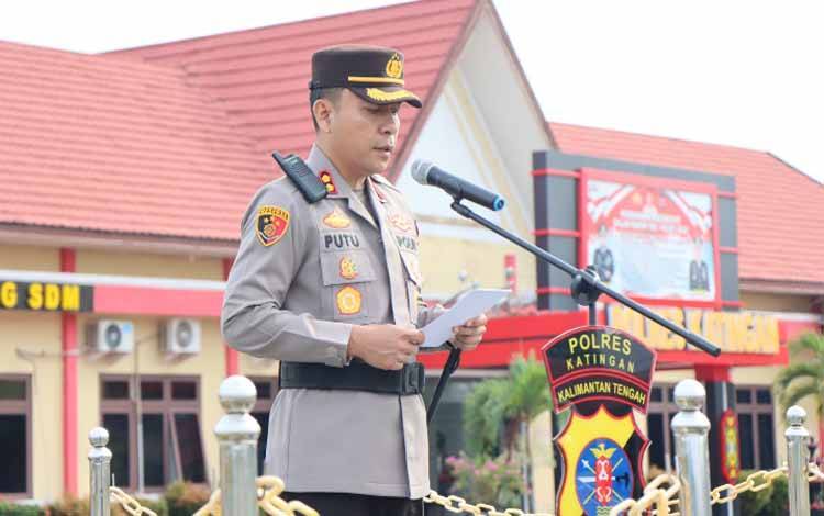 Pesan Kapolres Katingan saat Pimpin Upacara Hari Kebangkitan Nasional
