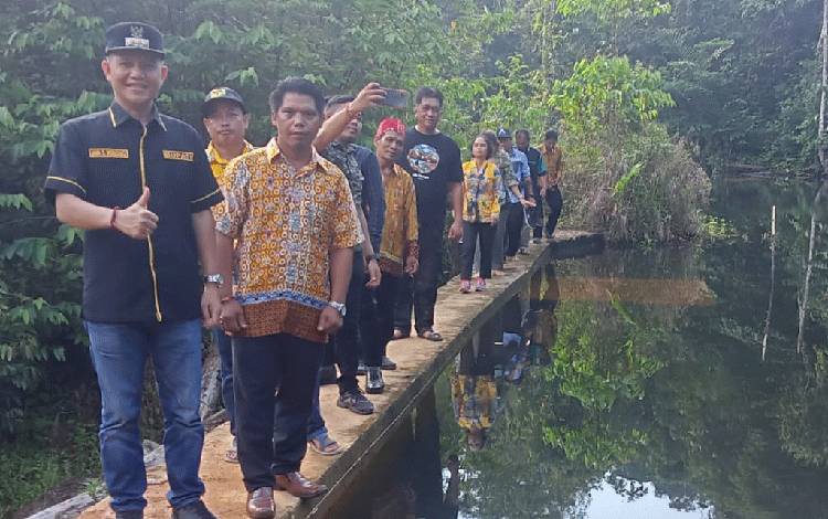 Bupati Gunung Mas Dorong PBS Dukung Pembangunan Dam Air Bersih Sungai Rukap