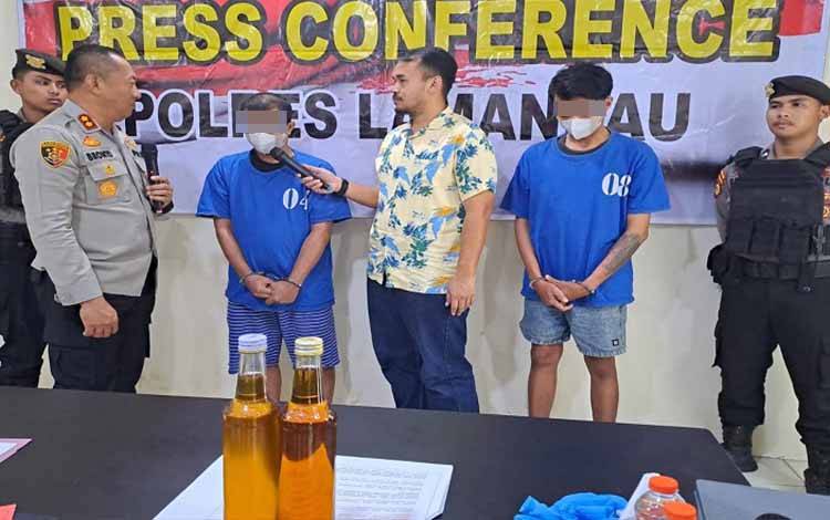 Polres Lamandau Tangkap Dua Pemalsu Madu