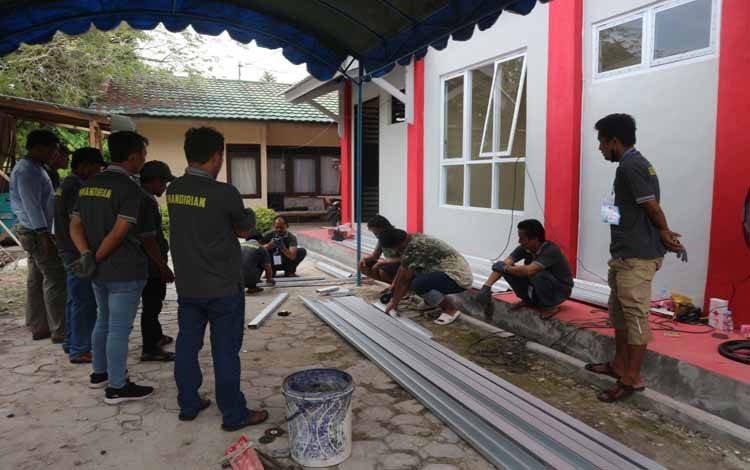 10 Klien Bapas Palangka Raya Ikuti Pelatihan Baja Ringan?