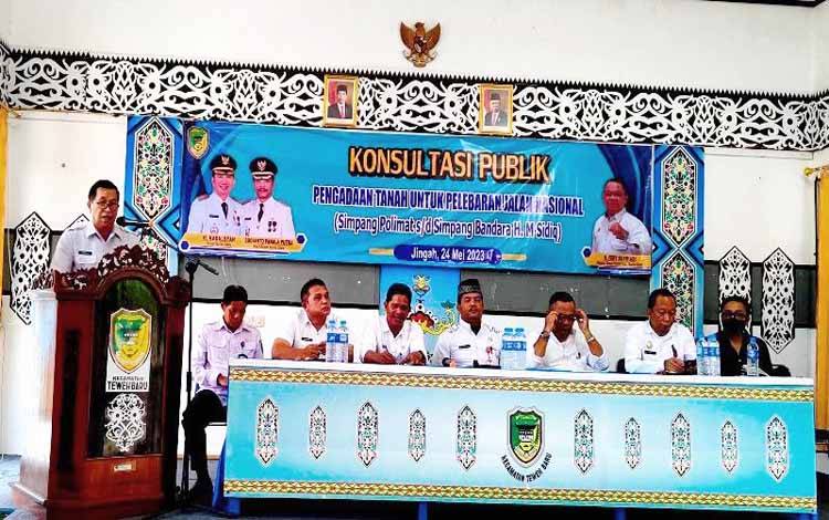 Dinas Perkimtan Barito Utara Gelar Konsultasi Publik