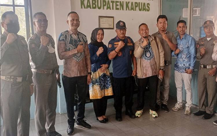 Satpol PP dan Damkar Kapuas Terima Kunker DPRD Kotabaru