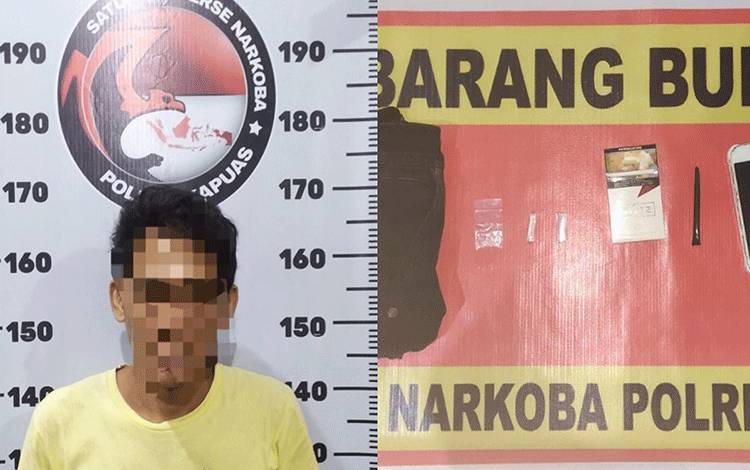 Miliki 0,86 Gram Sabu, Warga Kapuas ini Diringkus Polisi