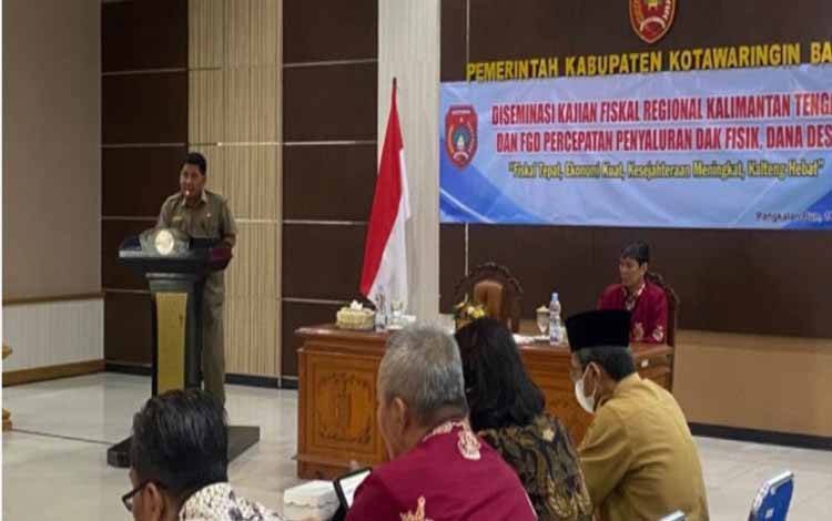 Pemkab Kobar Urutan Ke 2 Seluruh Kalteng dalam Penyaluran Dana Desa