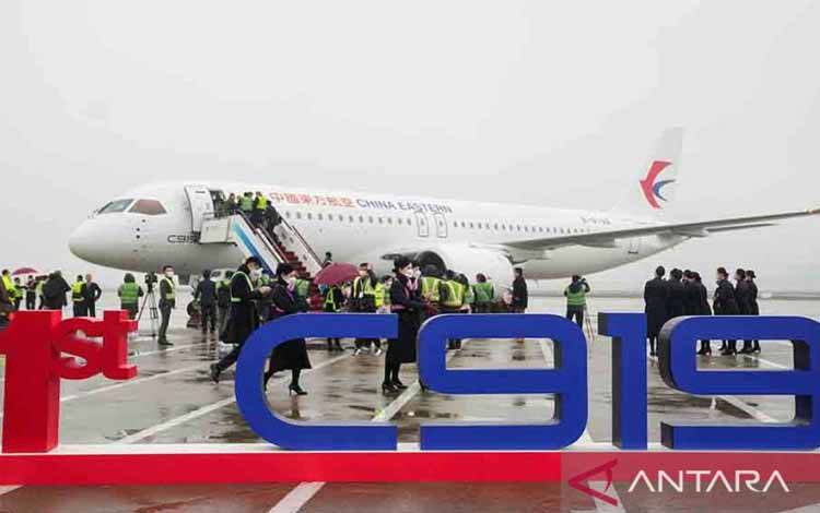 Pesawat Buatan China C919 Terbang Komersial Perdana 28 Mei 2023