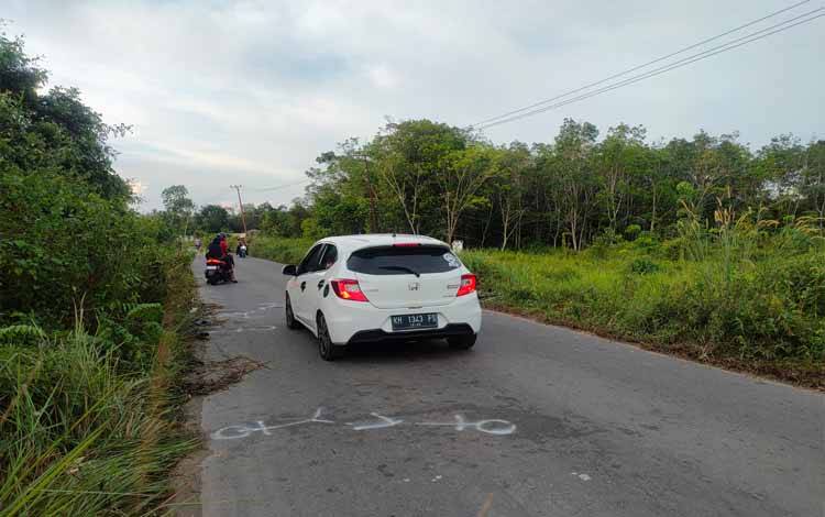 Lokasi Kejadian Kecelakaan di Desa Pelangsian Minim Lampu Penerangan dan Marka Jalan