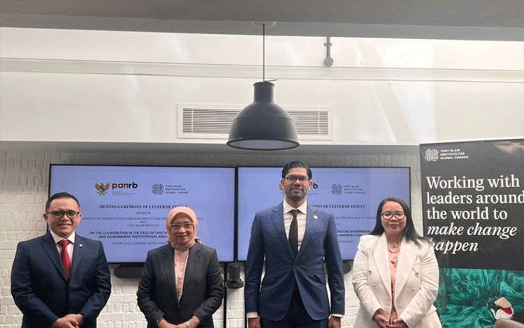 Indonesia Kolaborasi Tony Blair Institute untuk Pemerintahan Digital