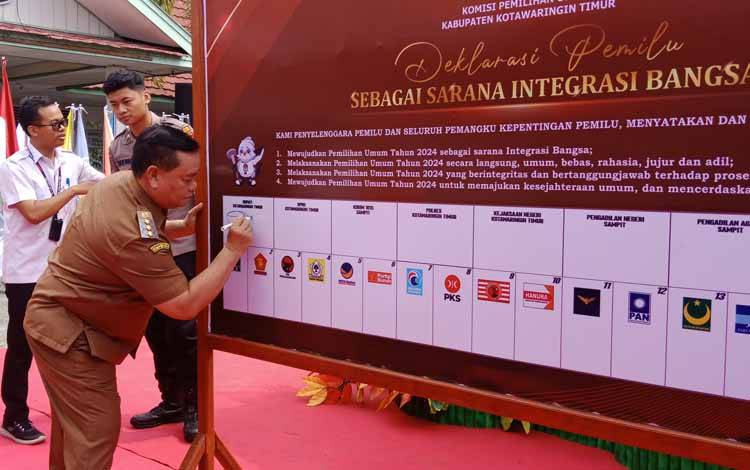 Bupati Kotim Berharap Tingkat Partisipasi Masyarakat Meningkat pada Pemilu 2024