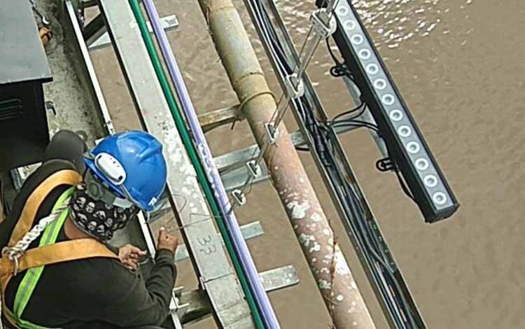 Realisasi Penataan Jembatan Kahayan Sudah 36,44 Persen