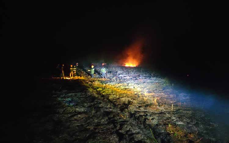 Kebakaran Lahan di Sampit Diduga Dibakar