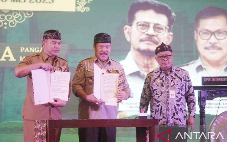 Kementan Gandeng Tiga Kementerian dan Apdesi Perkuat Ketahanan Pangan