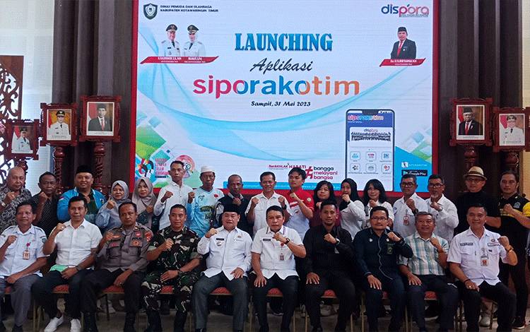 Pemkab Kotim Meluncurkan Aplikasi Sipora Sistem Informasi Pemuda dan Olahraga
