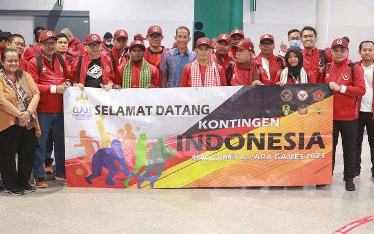 Kontingen Indonesia dapat Sambutan Hangat Setiba di Kamboja