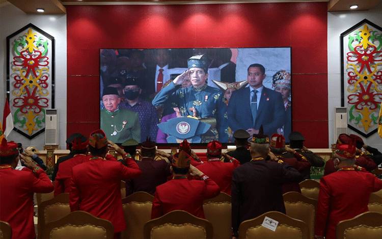 Pemprov Kalteng Ikuti Peringatan Hari Pancasila