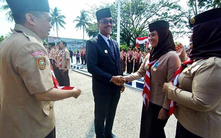 Wabup Lepas Kontingen Pramuka Ikuti Lomba Tingkat IV Penggalang