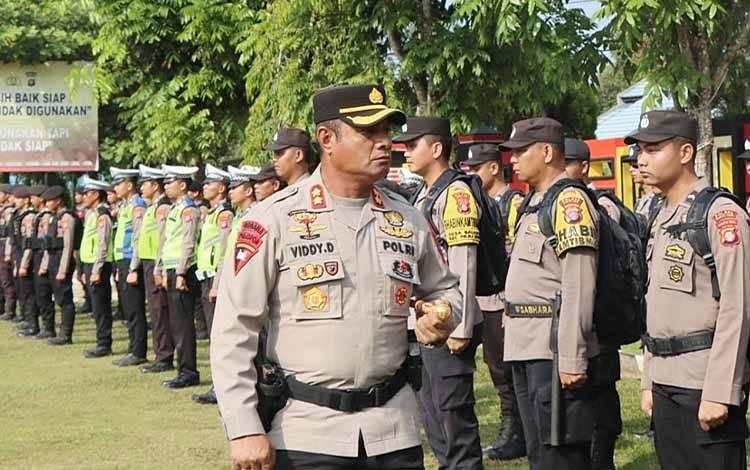 Polres Barito Timur Kerahkan 111 Personel untuk Pengamanan TPS Pilkades Serentak