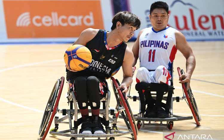 Timnas Bola Basket Kursi Roda Putra Gagal Raih Kemenangan
