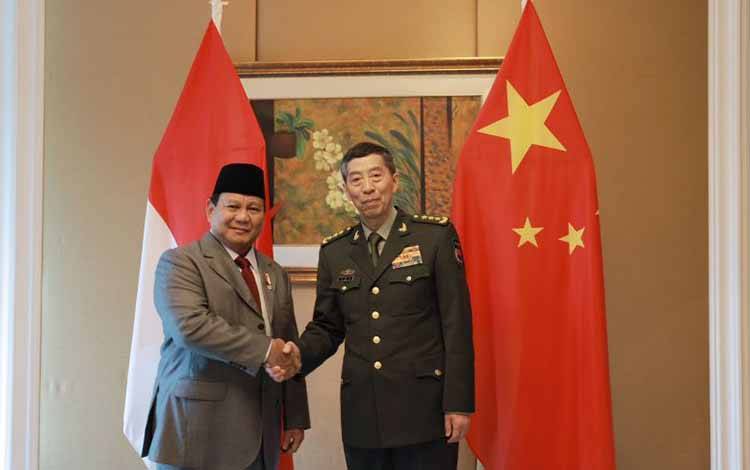 Menhan Prabowo Tingkatkan Kerja Sama Indonesia dengan China