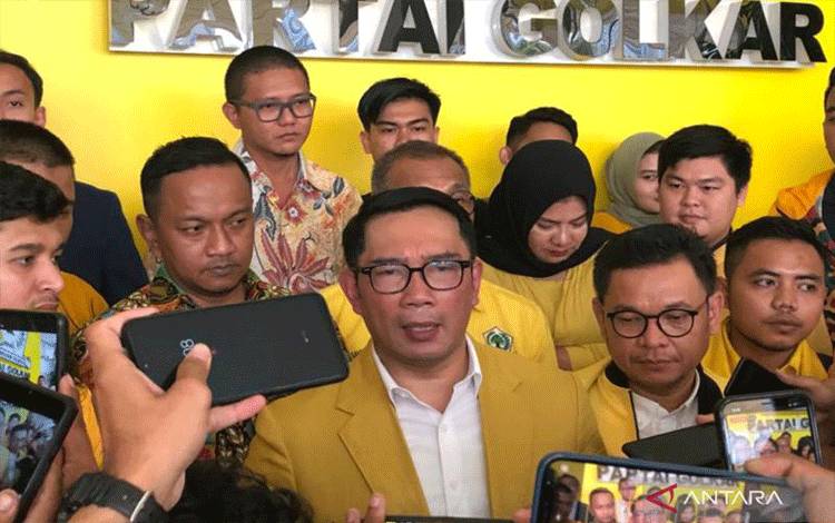 Ridwan Kamil Tegaskan Golkar Partai Tanpa Mahar