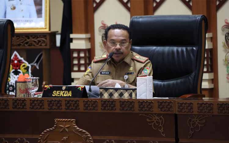 Sekda Kalteng Ingatkan Pemantapan Pos Komando Penanganan Karhutla