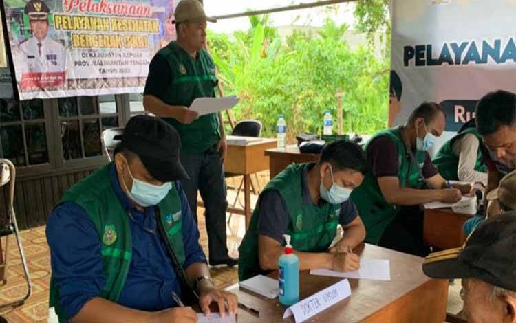 Dinkes Kapuas Laksanakan Pelayanan Kesehatan Bergerak