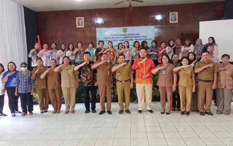 Bupati Barito Timur Buka Pendidikan dan Pelatihan 30 Pelaku Usaha