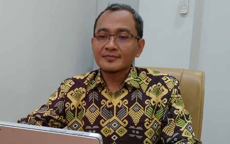 Kepala Badan Pusat Statistik Pulang Pisau, Oo Suharto ( FOTO : M PRADILA KANDI )