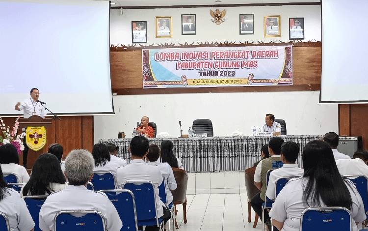 Belasan Perangkat Daerah di Gunung Mas Ikuti Lomba Inovasi