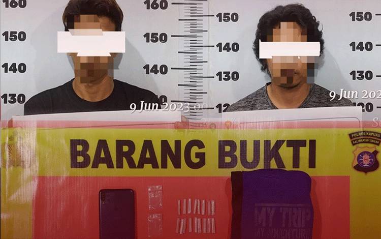 Satresnarkoba Polres Kapuas Ringkus Dua Pemuda Karena Sabu