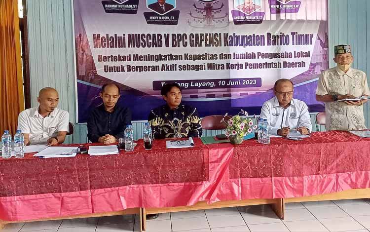 Gapensi Barito Timur Gelar Muscab V di Tamiang Layang