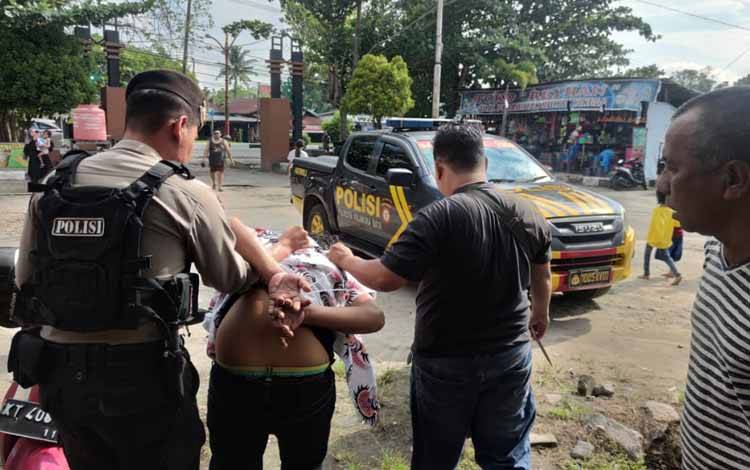 Ditangkap Warga, Tersangka Curas BRI Link Diamankan Polresta Palangka Raya