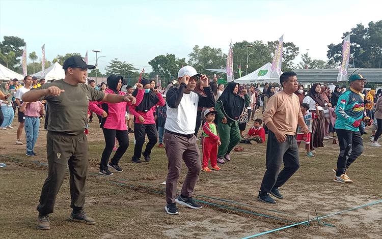 Pemkab Sukamara Gelar Olahraga Bersama