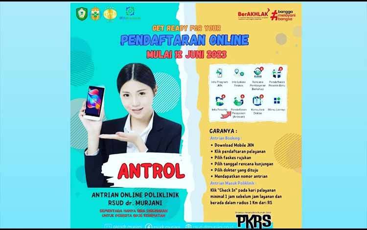 Begini Cara Pendaftaran Online Pasien RSUD dr Murjani Sampit