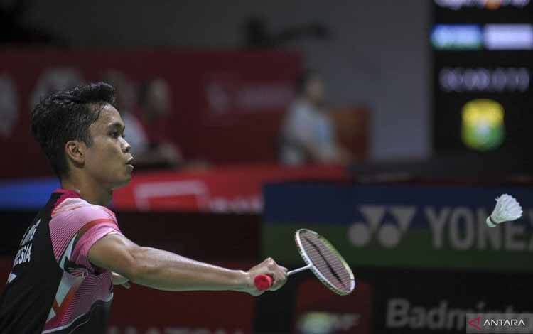 Riuh Dukungan Penonton Warnai Kemenangan Ginting di Singapore Open