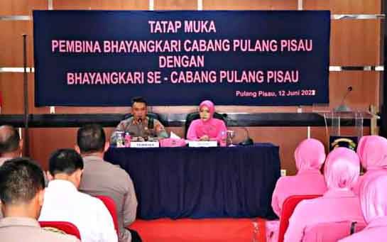 Kapolres Pulang Pisau Tatap Muka Bersama Bhayangkari se-Cabang Pulang Pisau