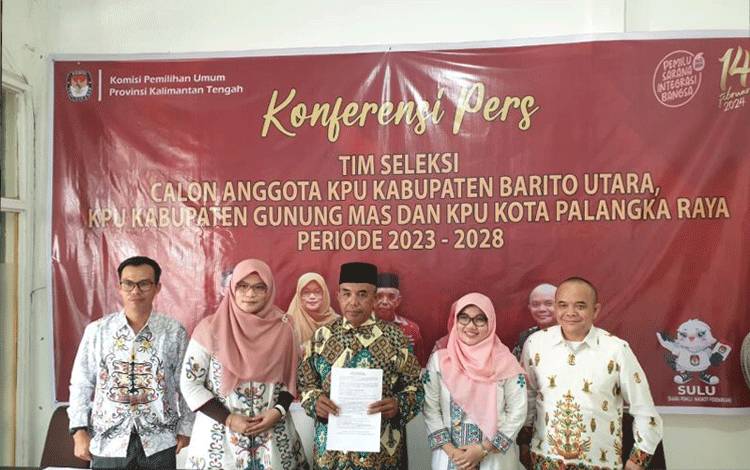 Timsel Buka Pendaftaran Calon Anggota KPU 3 Wilayah di Kalteng