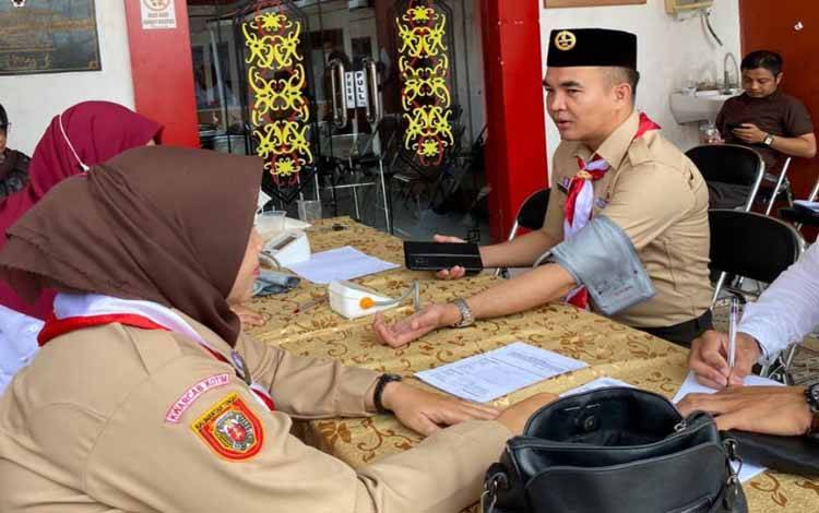 Peringati Hari Donor Darah Sedunia, Gerakan Pramuka Kwarran MB Ketapang Lakukan Donor Massal?