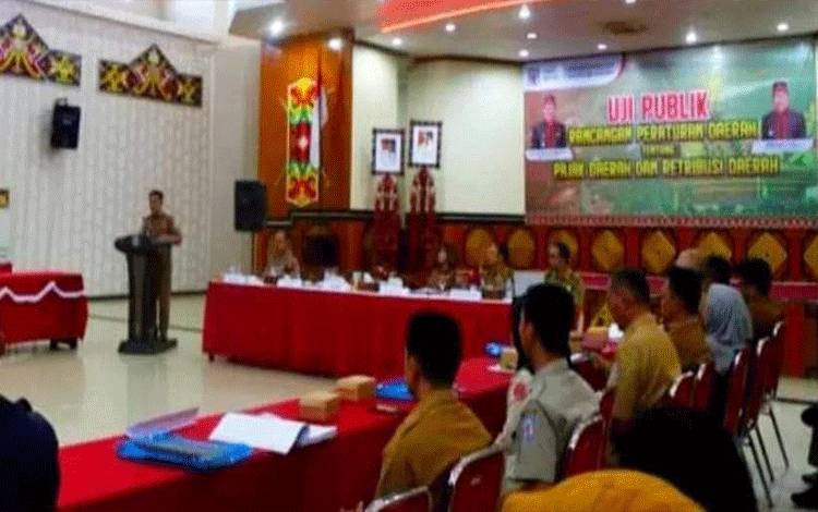 Pemkab Murung Raya Uji Publik Dua Raperda ini