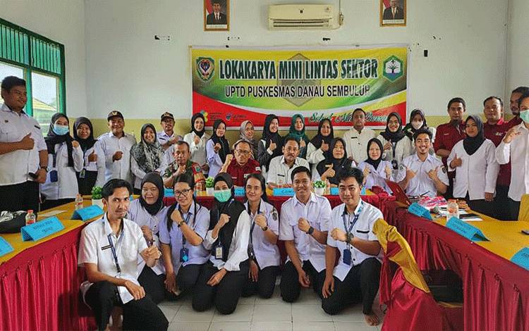 Kadis Kesehatan Seruyan Buka Lokakarya Mini Lintas Sektor UPTD Puskesmas Danau Sembuluh