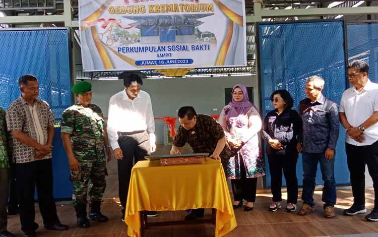 Bupati Kotim Resmikan Krematorium Satu-Satunya di Kalteng