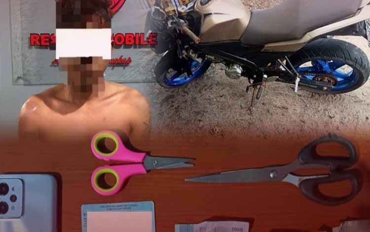 Curi Sepeda Motor, Pemuda Ini Diamankan Personel Satreskrim Polres Kapuas