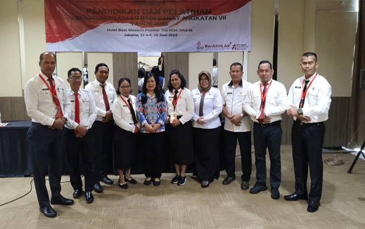 Sejumlah Camat di Kabupaten Kapuas Ikuti Diklat Kepamongprajaan