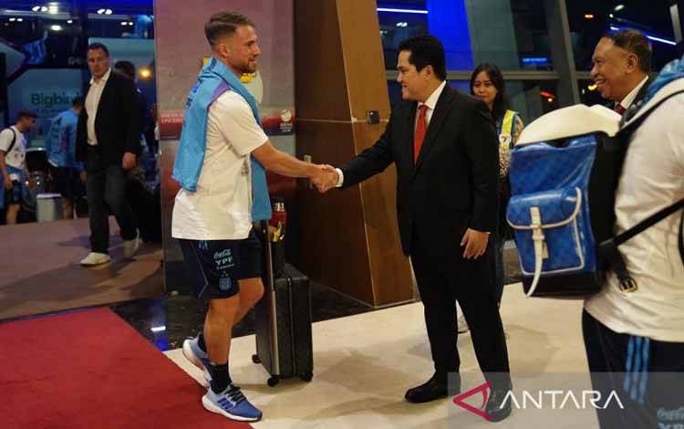 Tim Nasional Argentina Telah Tiba di Indonesia pada Jumat Malam