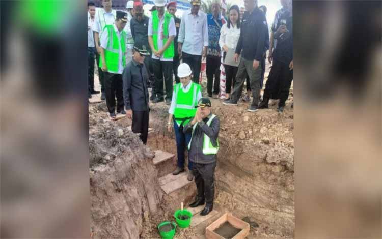 Ketua DPRD Kapuas Harapkan Pembangunan RS Pratama Pujon Rampung Tepat Waktu