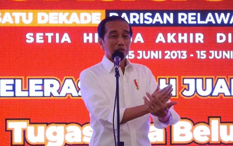Jokowi Berpesan Bara JP Tidak Salah Pilih Pemimpin