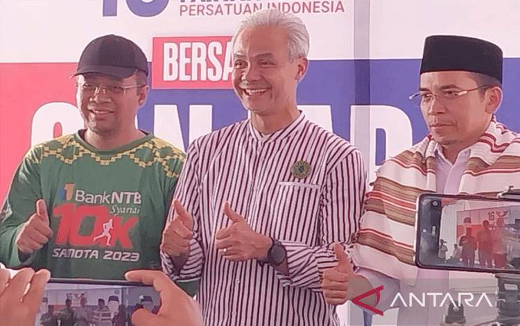 Gubernur NTB Zulkieflimansyah Sambangi Capres Ganjar Pranowo dan TGB